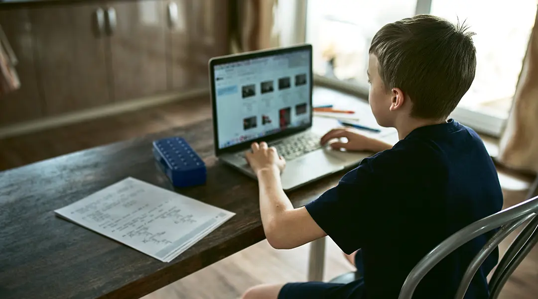 Student Studying Math